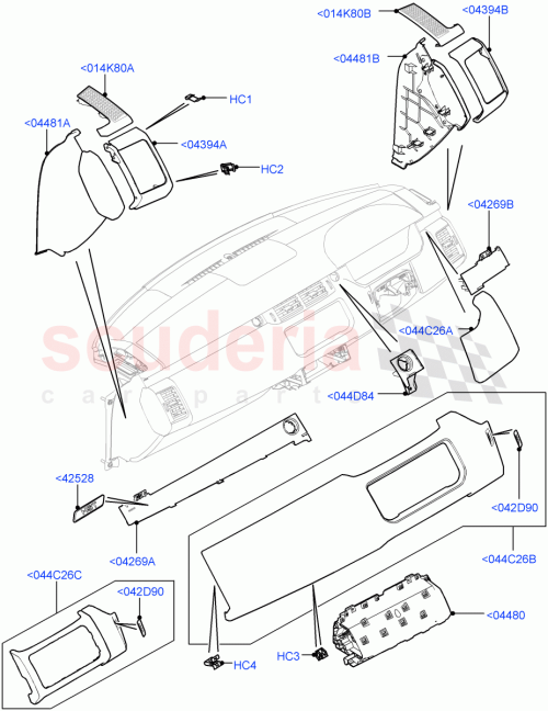 Part Diagram for Land Rover LR100299