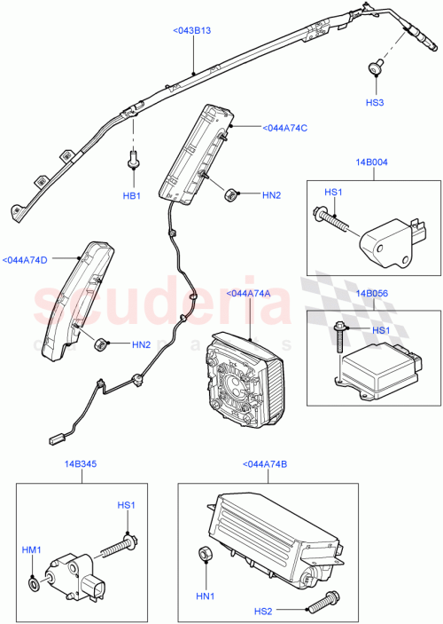 Part Diagram for Land Rover LR014048
