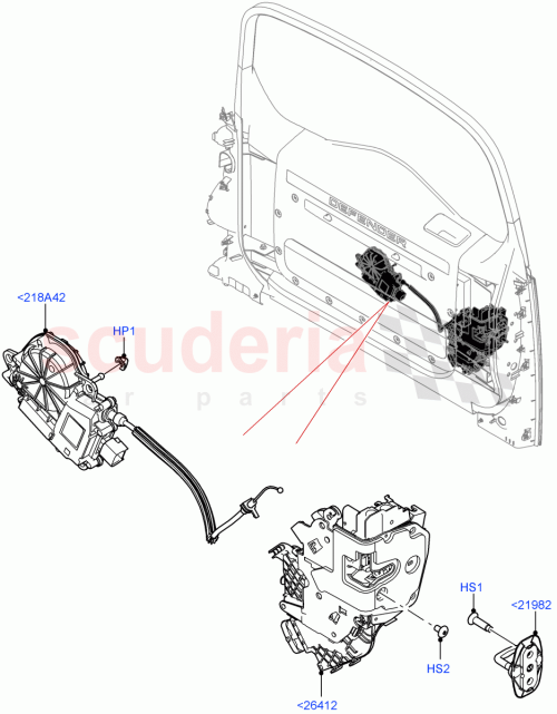 Part Diagram for Land Rover LR085564