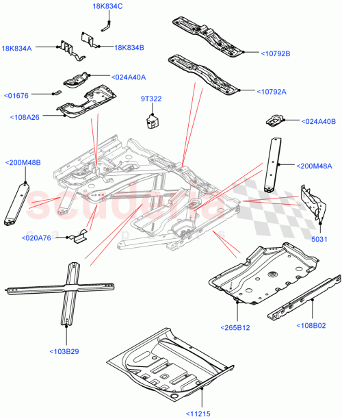 Part Diagram for Land Rover LR080091