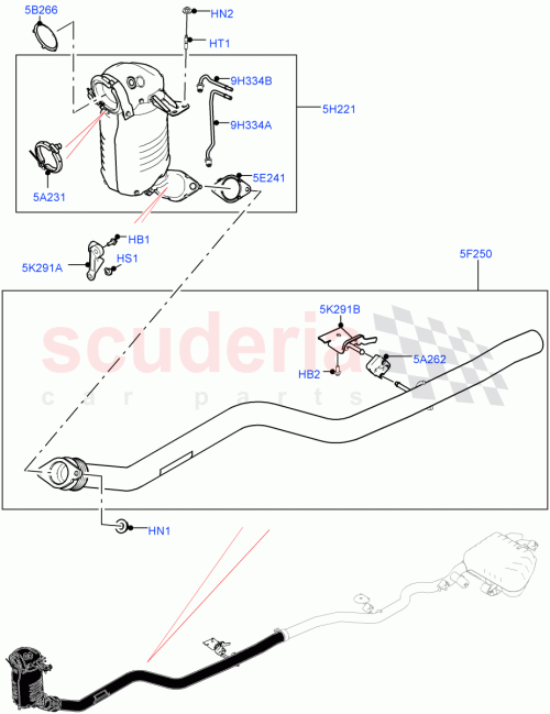 Part Diagram for Land Rover LR111131