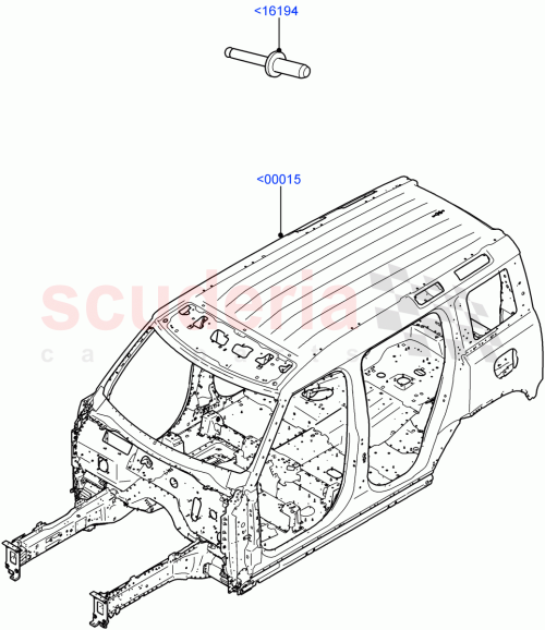 Part Diagram for Land Rover LR131243