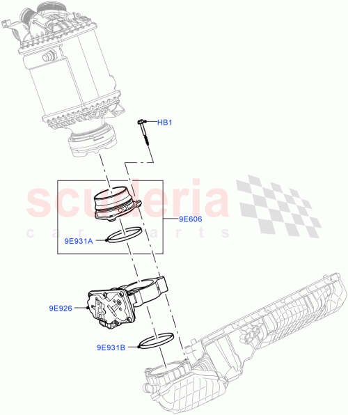 Part Diagram for Land Rover LR170324