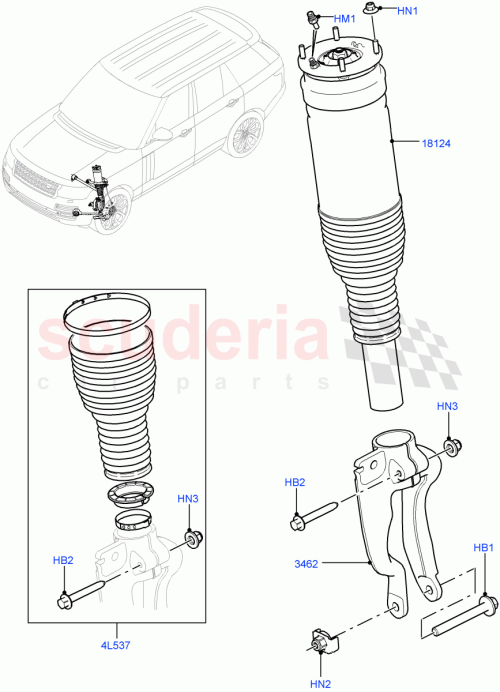 Part Diagram for Land Rover LR087097