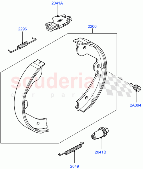 Part Diagram for Land Rover SMK500010