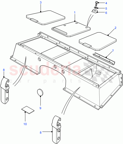 Part Diagram for Land Rover AJH710070