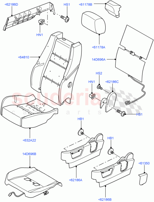 Part Diagram for Land Rover FCL500072SMS