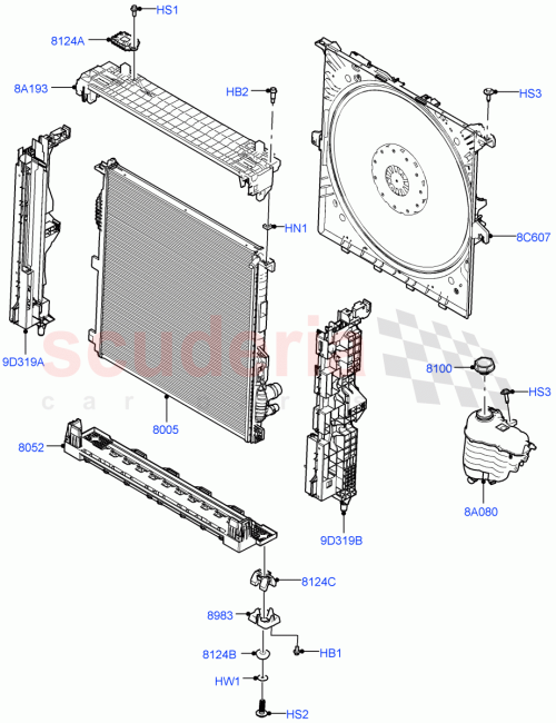 Part Diagram for Land Rover LR151581
