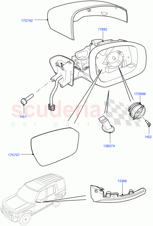 Part Diagram for Land Rover LR051390
