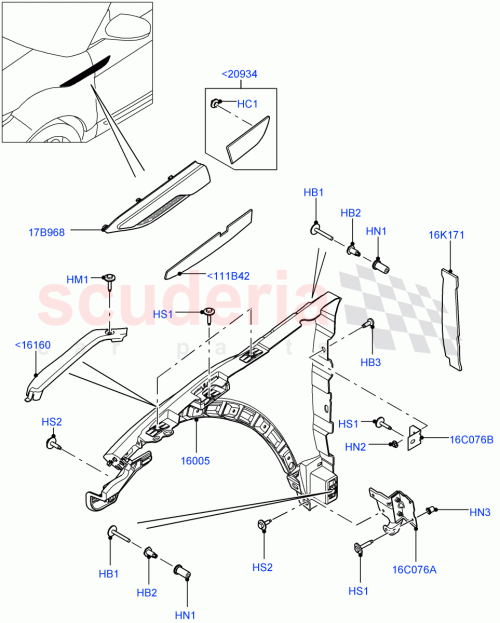 Part Diagram for Land Rover LR027960