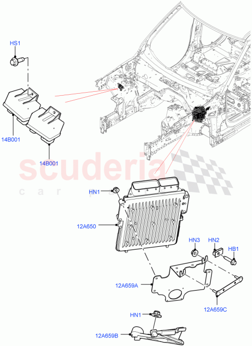 Part Diagram for Land Rover LR035624