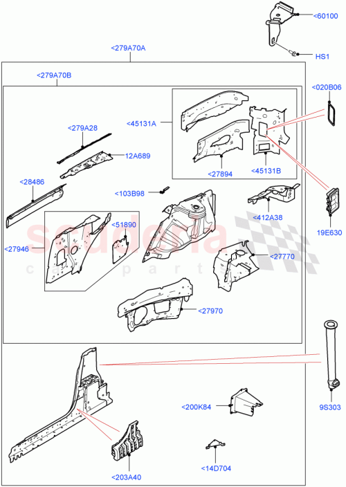 Part Diagram for Land Rover LR075262