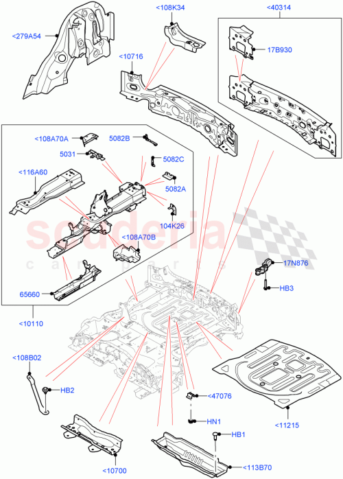 Part Diagram for Land Rover LR165227