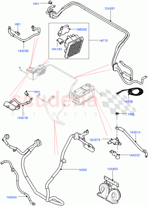 Part Diagram for Land Rover LR051757