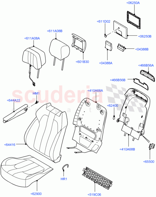 Part Diagram for Land Rover LR085883