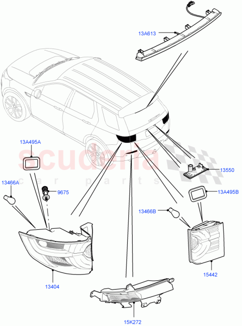 Part Diagram for Land Rover LR164049