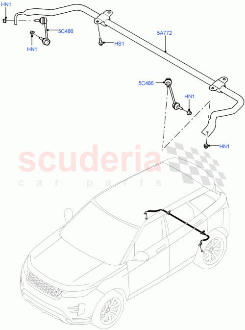 Part Diagram for Land Rover LR114303