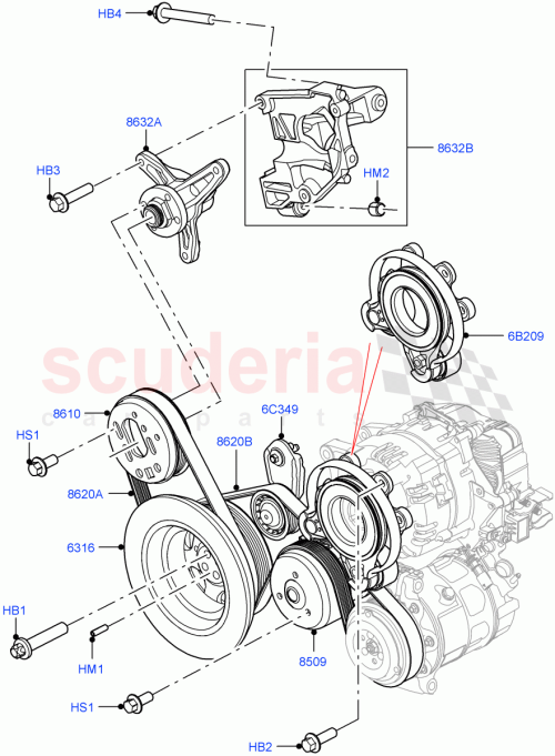 Part Diagram for Land Rover LR137459