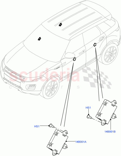Part Diagram for Land Rover LR078333