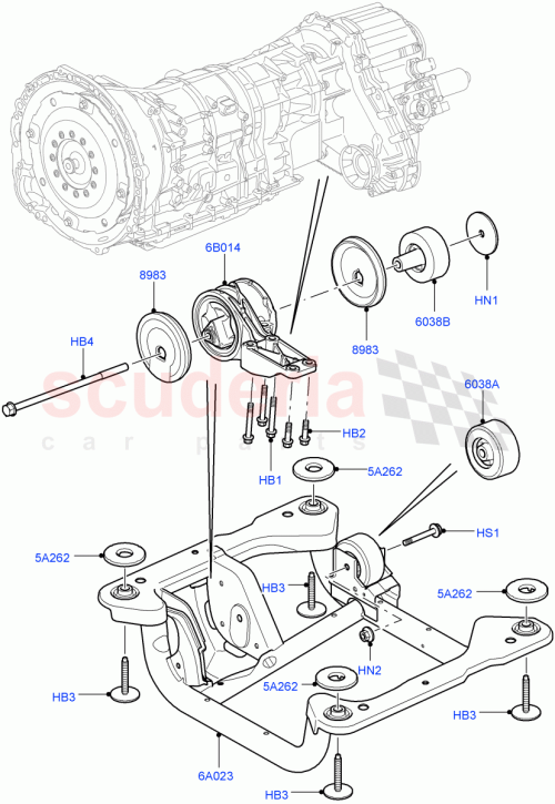 Part Diagram for Land Rover KQB500530