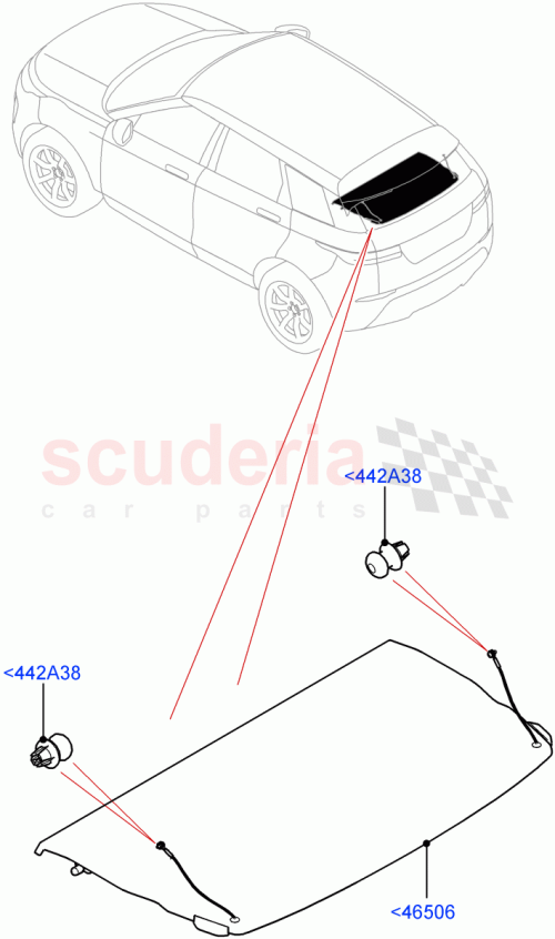 Part Diagram for Land Rover LR165954