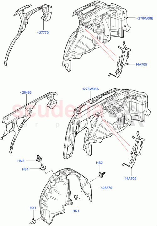 Part Diagram for Land Rover LR084650