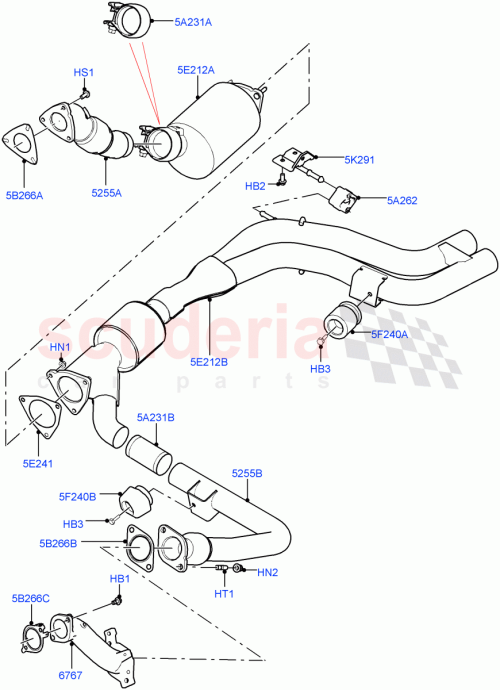Part Diagram for Land Rover LR038566