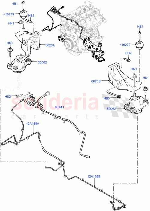 Part Diagram for Land Rover LR057721