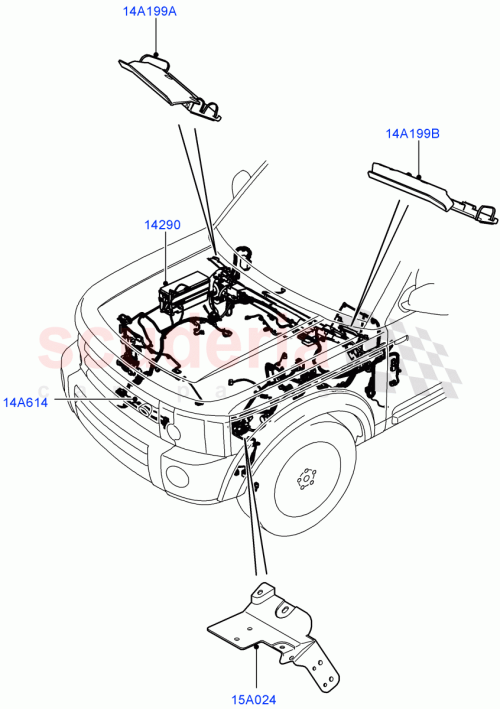 Part Diagram for Land Rover LR071479