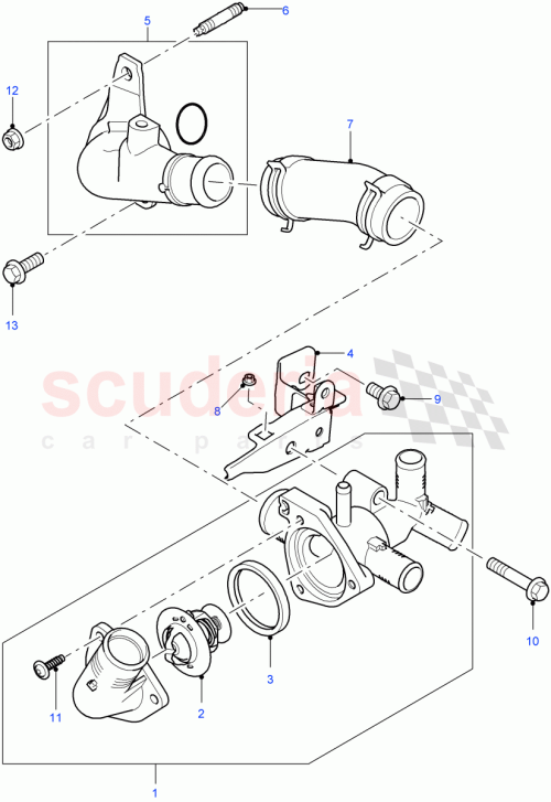 Part Diagram for Land Rover LR004463