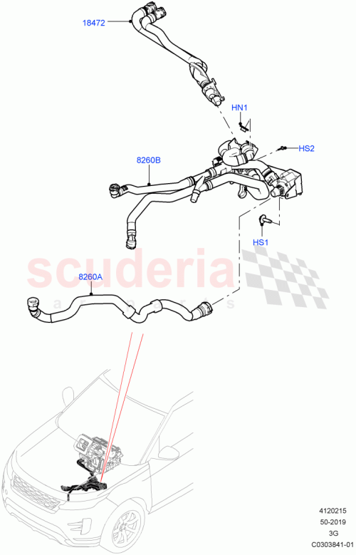 Part Diagram for Land Rover LR128137