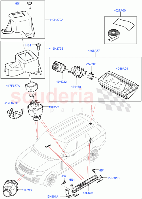 Part Diagram for Land Rover LR101446