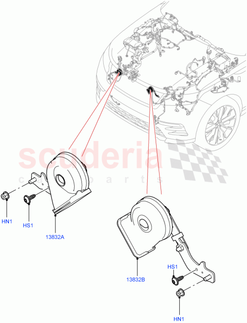 Part Diagram for Land Rover LR113221