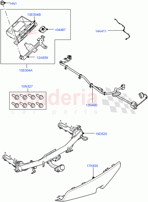 Part Diagram for Land Rover VPLCT0320