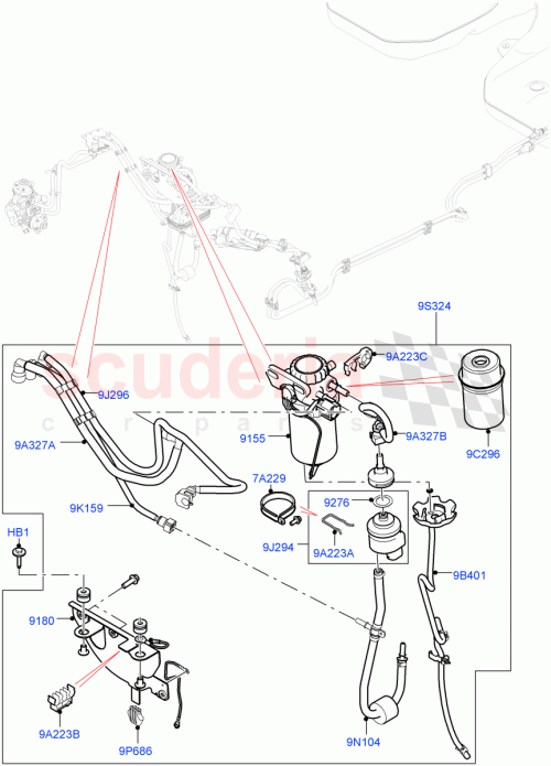 Part Diagram for Land Rover LR036718