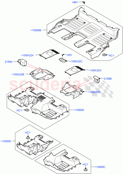 Part Diagram for Land Rover LR146545