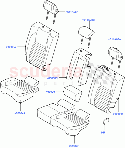 Part Diagram for Land Rover LR168162