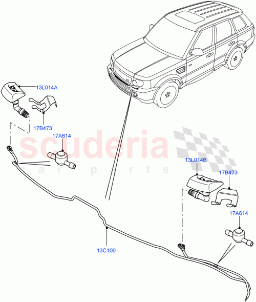 Part Diagram for Land Rover LR015358