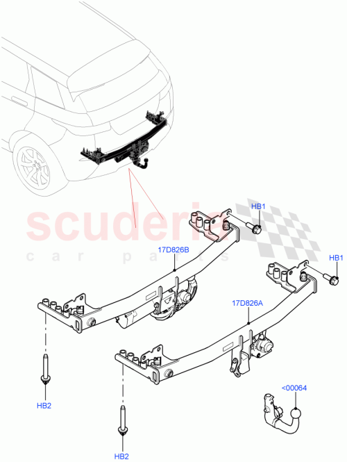 Part Diagram for Land Rover LR114242