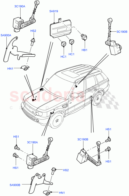 Part Diagram for Land Rover LR032171