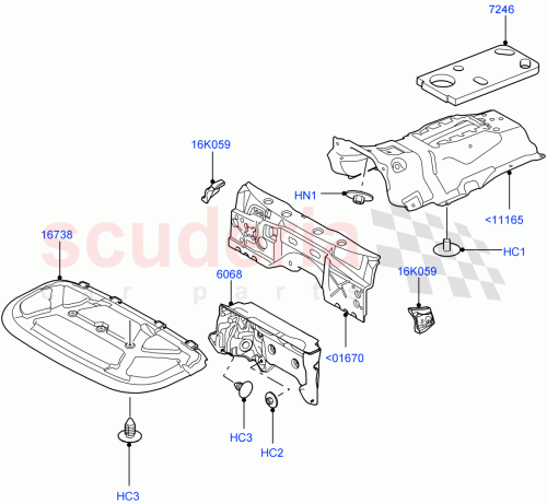 Part Diagram for Land Rover LR015041