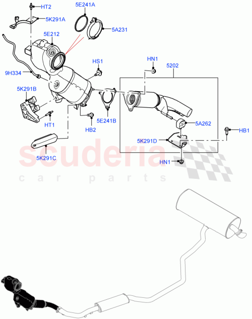 Part Diagram for Land Rover LR100224