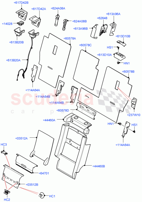 Part Diagram for Land Rover LR081036