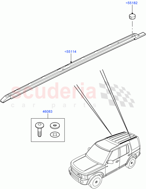 Part Diagram for Land Rover VUB502870