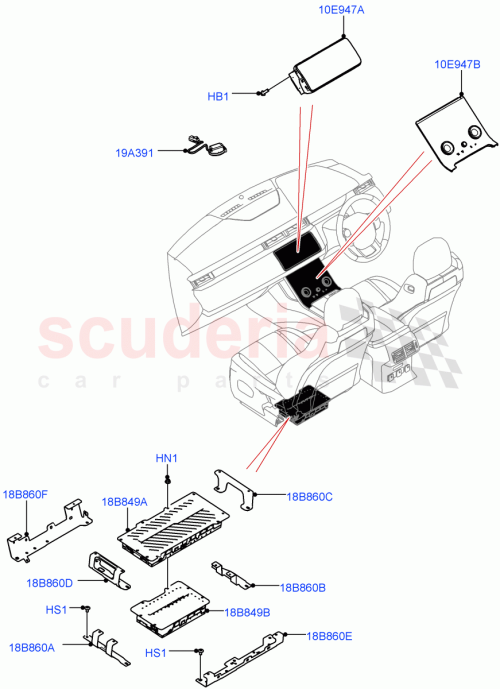 Part Diagram for Land Rover LR125309