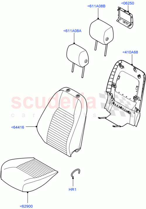 Part Diagram for Land Rover LR097305