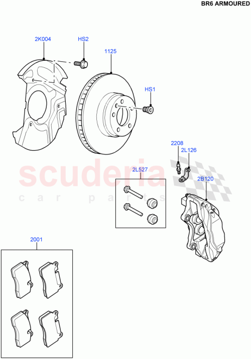 Part Diagram for Land Rover LR011925