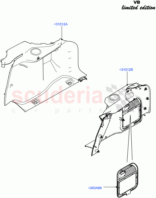 Part Diagram for Land Rover LR043631