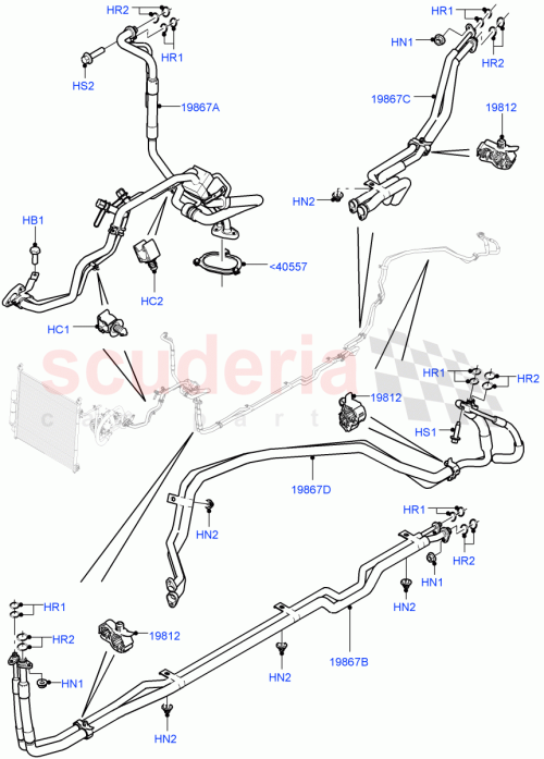 Part Diagram for Land Rover LR085576