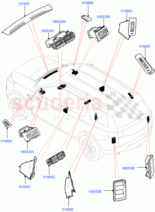 Part Diagram for Land Rover LR137650